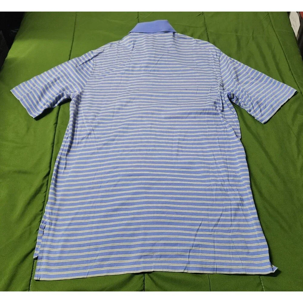 Polo Golf Ralph Lauren Men's Striped Polo Shirt Blue Size S